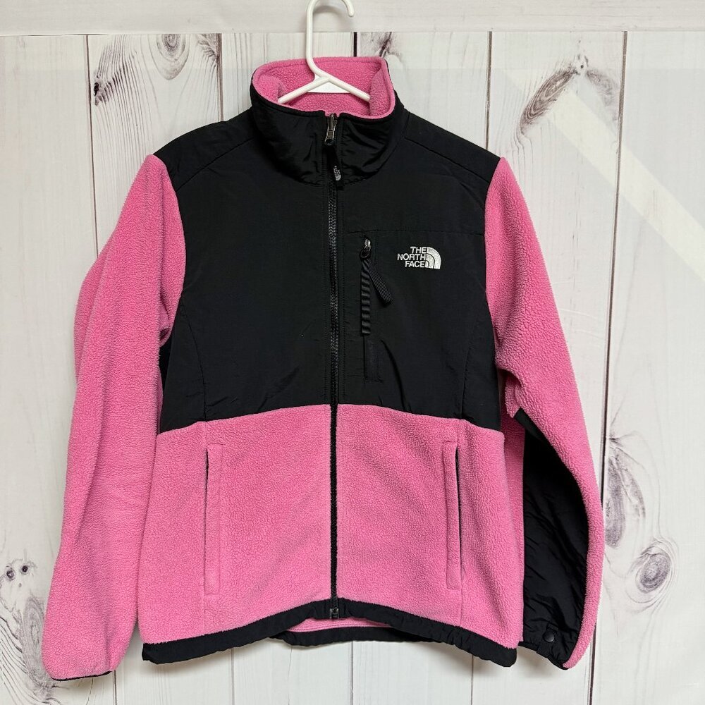 The North Face Women’s Denali Jacket Medium‎ Pink Black EUC